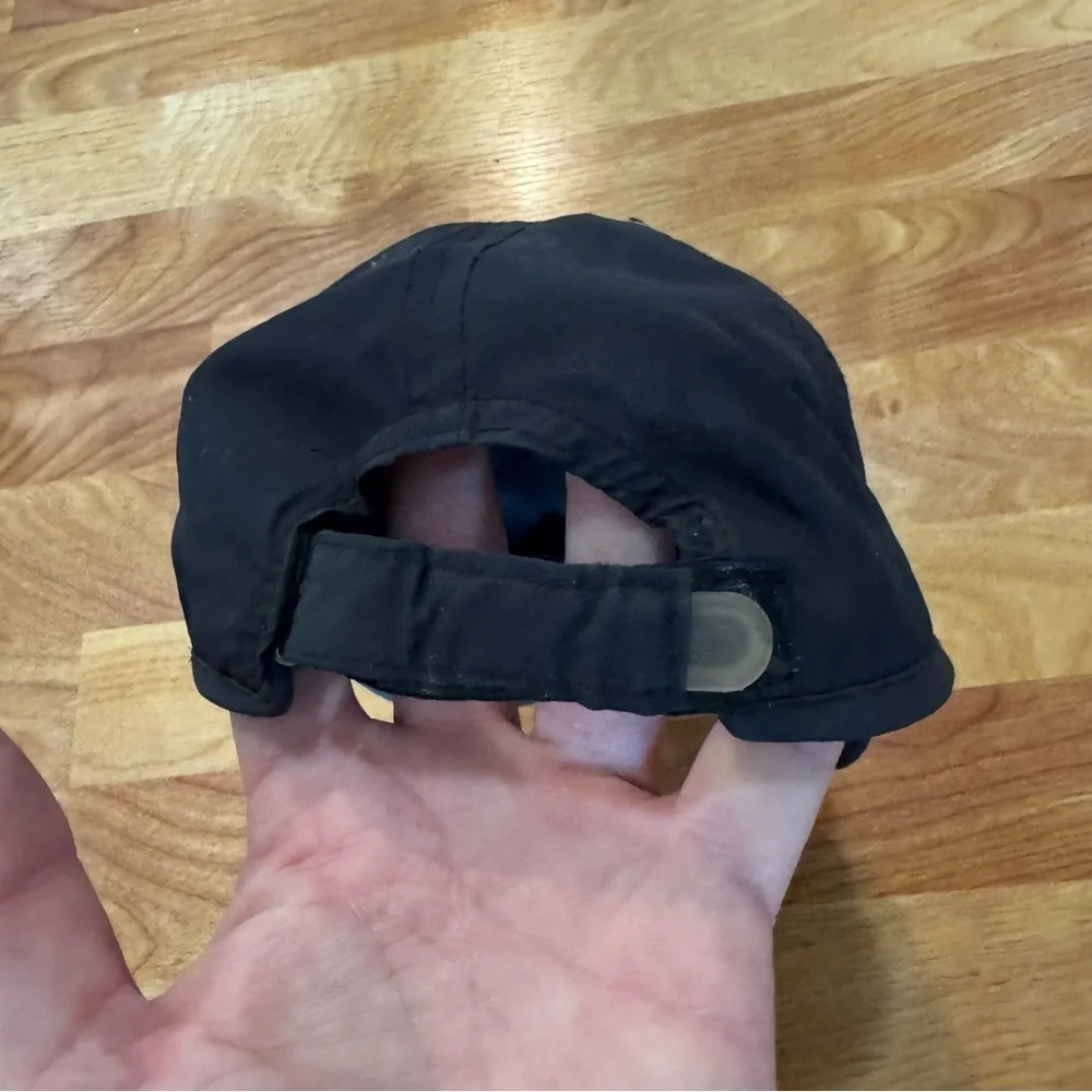 Lightweight Black Nike Toddler Hat Adjustable OSFA Nike Swoosh “Just Do It” Rare